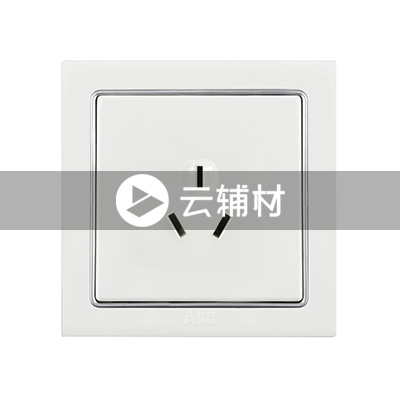 AN206 一位三极插座 16A (白色)