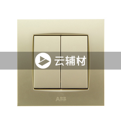 AU10253-PGPG 二位单控开关 10AX 珍珠金