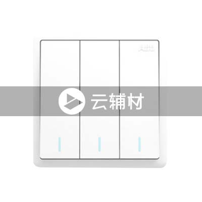 AQ107三位双控带荧光开关 10AX 