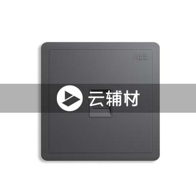 AQ331-EG一位八芯电脑插座，灰色