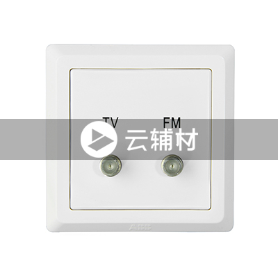 AE312 二位电视/调频 插座