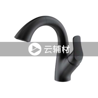 九牧JLT004-1XD0-116雅黑单把抽拉面盆龙头