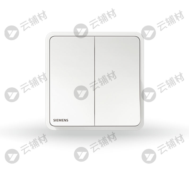西门子睿绎辰曦白16AX二位双控开关