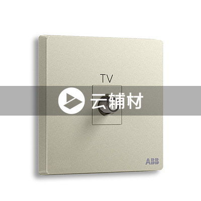 AF303-CS一位宽频电视插座