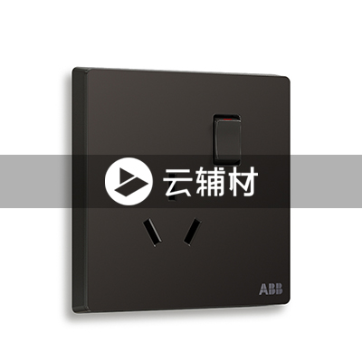 AF223-885一位中标带开关三孔插座 10A